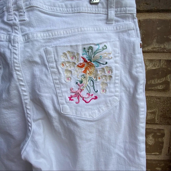 Bill Blass wide leg crop jeans, 6 - Picture 5 of 10